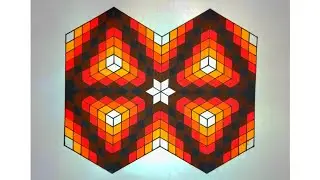 Amazing Geometric Pattern || Hexagonal Geometric Pattern || Simple Geometric design ||