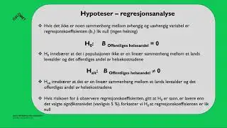 22 video SFF4110 - Hypotesetesting regresjon