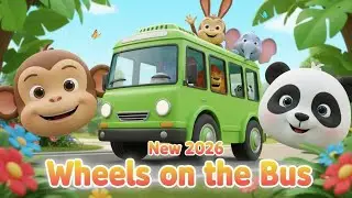 The Green Bus Song! | Vehicles and Transport Rhymes for Children