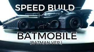 Speed build model kit Batmobile (Batman Ver.) | ASMR | 4k | Otaku Kit Corner