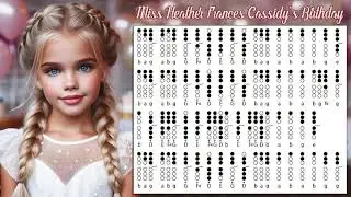 Miss Heather Frances Cassidy&rsquo;s Birthday  - Tin Whistle, Flute Irlandaise, Flute  - Tabs and Notes