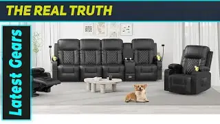 YONISEE Recliner Sofa Set &ndash; The Best 4+1+1 Home Theater Comfort with Heat & Massage