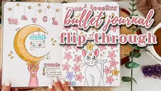 bullet journal flip- through 💫 sailor moon & animal crossing