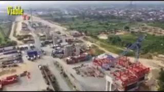 AMAZING!! Ongoing Construction of Second Niger Bridge by Federal Government Of Nigeria