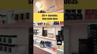 210+ Cosmetics shop name ideas #shorts