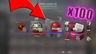 OTWIERAM 100 KAPSUŁ RMR OPENING NAKLEJEK CS GO GIVEWAY