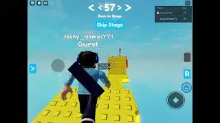 Playing Finns differcult chart obby with my friend!!