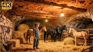 A 15-Year-Old Dug a Hole for His Horses… What Happened in the Blizzard Shocked Everyone