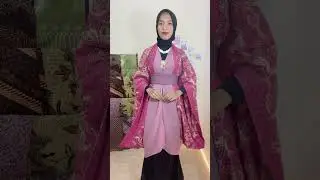 Kostum kreasi China style kreasi kain jarik dan hijab #kostumkreasi #kostumkarnaval #chinastyle