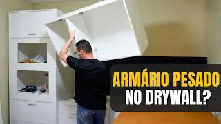 Fixa&ccedil;&atilde;o de Arm&aacute;rios Suspensos em Parede de Drywall com Seguran&ccedil;a