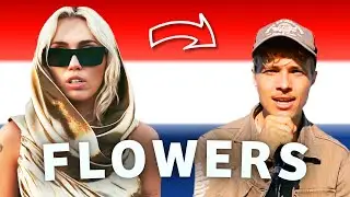 FLOWERS van MILEY CYRUS in het Nederlands | BENR COVER