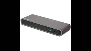 StarTech.com Dual 4K Monitor Thunderbolt 3 Dock (TB3DK2DPPD) - best thunderbolt 3 dock