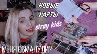 Распаковка карт STRAY KIDS, концертный мерч и МОЙ БИНДЕР