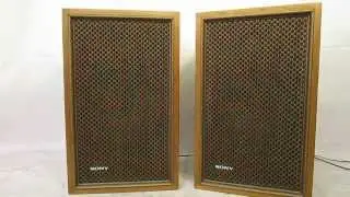 SONY SPEAKER SS-510 vintage 2 way speaker system FROM 1972/3
