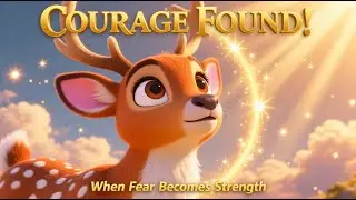 💪 Finding COURAGE! Young Reindeer's Inspiring First Flight 🦌 | Kids Life Lessons