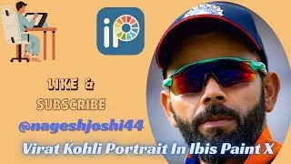 Virat Kohli Portrait In Ibis Paint| Live Drawing #ViratKohli #ViratKohliPortrait #LiveDrawing #ibis