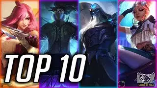 Top 10 Best MID Laner Champions Preseason 2020 - League of Legends | LoL Perfect mid montage