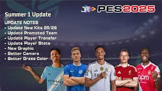 PES 2025 PS2 Июльские летние трансферы, часть 1, aethersx2, nethersx2