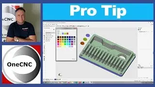 CAD CAM - Pro Tip! - Custom Color Pallet