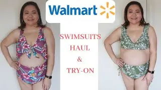 SWIMSUITS HAUL AND TRY-ON // WALMART // PLUS SIZE FASHION
