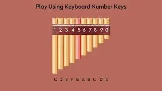 Play Panflute by your Computer Keyboard- Interactive Instrument