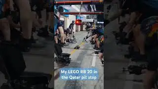 Lego Technic 42206 Red Bull F1 RB20 in Qatar pit stop #legotechnic