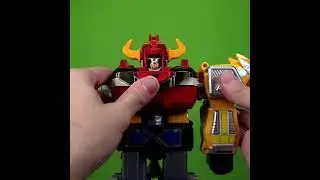 Lost Galaxy Megazord Combination #powerrangers #toys #superhero
