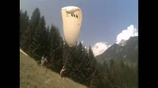 Bernhard Nenning; Paragleit-Grundkurs der Flugschule Hinterstoder vom 20.Juli 2010