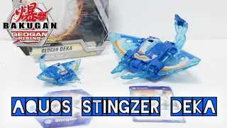 AQUOS STINGZER GEOGAN DEKA | Geogan Rising | BAKUGAN UNBOX