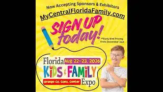 🚨 Exhibitor Registration is OPEN! 🚨Be part of the 2026 Florida Kids & Family Expo📅  Sign up now!