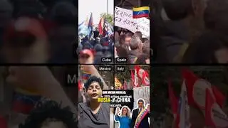 🇻🇪🌍 Potencias y pueblos del mundo exigen libertad para Maduro y defensa de la soberan&iacute;a. #venezuela