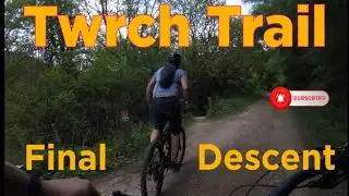 Cwmcarn MTB - Twrch trail - Following Devon on the final descent 17 05 23