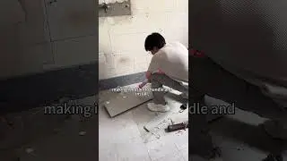 PVC/WPC tiles installation#wpc #pvcboard #showerpanel #spc #wallpanel #waterproofpanels #renovation
