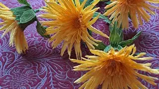 DIY , BEAUTIFUL PAPER FLOWERS/ FROM PAPER/ Handicrafts - l can