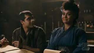 outpost season 04 ep01 zedd teases Wren about Janzo getting her pregnant