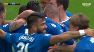 Graham Dorrans penalty goal - Motherwell vs Rangers 6/8/2017 Full HD 50fps