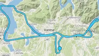 VFR Flight - Venegono - Como  - Lago di Maggiore - Venegono (LILN)