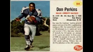 Don Perkins Touchdown Highlights Dallas Cowboys FB#43 