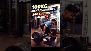 100KG Bent Over Row ❌ Ego Lifting | Back Pain Ka Shortcut #egolifting #backworkout #gymmistakes #gym