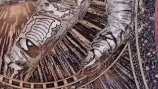 Space Fall - Galaxy Art on Wood,, Astronaut Poster