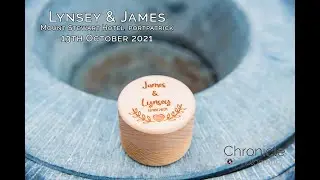 Lynsey & James' wedding at the Mount Stewart Hotel in Portpatrick on the 13th of October 2021