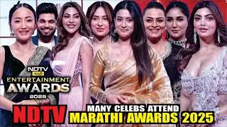NDTV Marathi Entertainment Awards 2025 | Riteish Deshmukh, Isha, Shilpa, Akanksha, Chum, Shiv