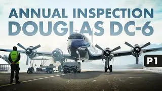 Incoming ground run on our DC-6 (Annual Inspection Part 1)