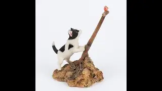 Resin cat figurine and bird suppliers