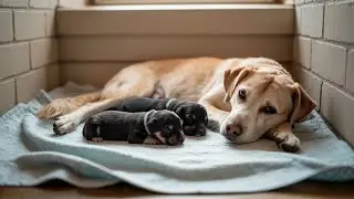 Preparing the Nest & Health Check for a Dog About to Give Birth 🐶❤️🐾