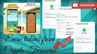 PART 1 How to earn Free tokens in Crypto Treasures with proof of withdrawals 1-3 legit 💯% | Vlog #53
