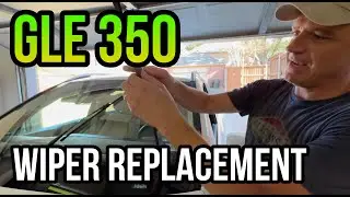 How to replace the windshield wipers on Mercedes GLE 350
