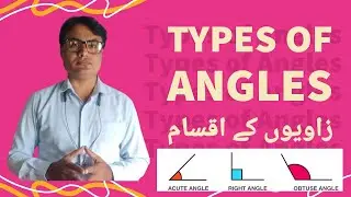 Types of Angles  | زاویوں کے اقسام
