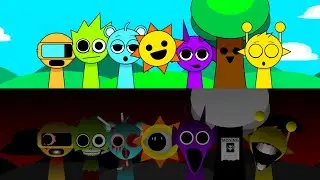 Sprunki New Version: Day vs Night Comparison | All Characters ☀️🌙