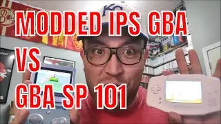 Модифицированный IPS Gameboy Advance против GBA SP 101 &mdash; первые впечатления и обзор